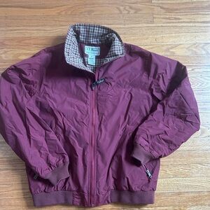 L.L. Bean Burgundy jacket